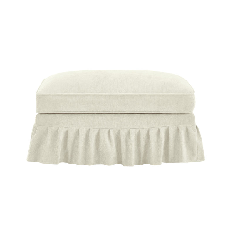 Repose-pieds en chenille (seulement avec repose-pieds), Blanc