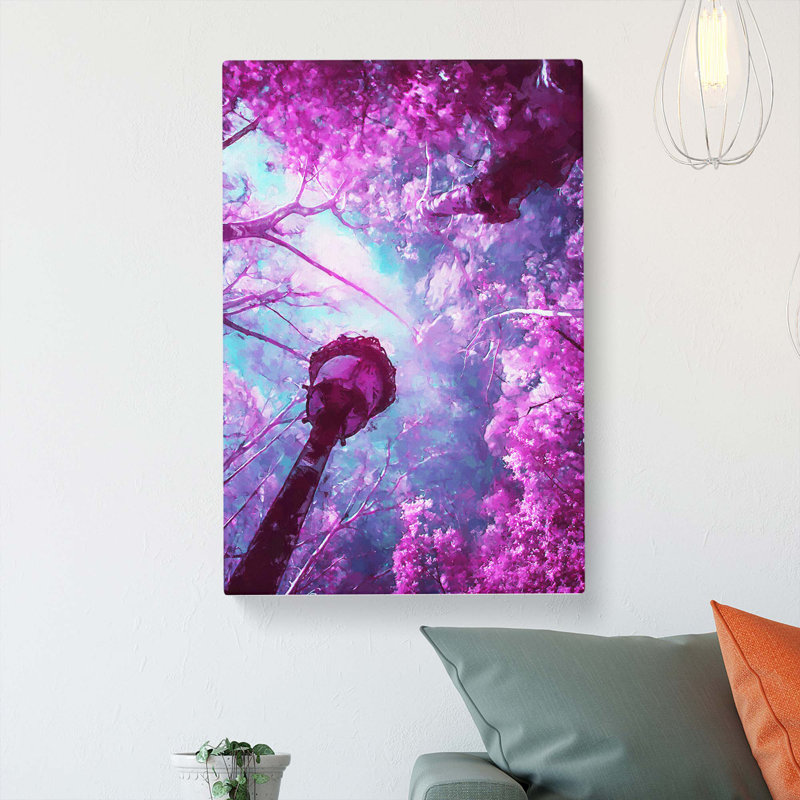 Streetlight In Abstract - Wrapped Canvas Print, 91cm H x 60cm W x 3cm D