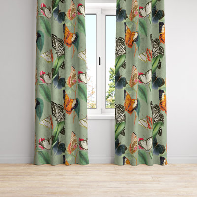 Semi Sheer Curtain Pair