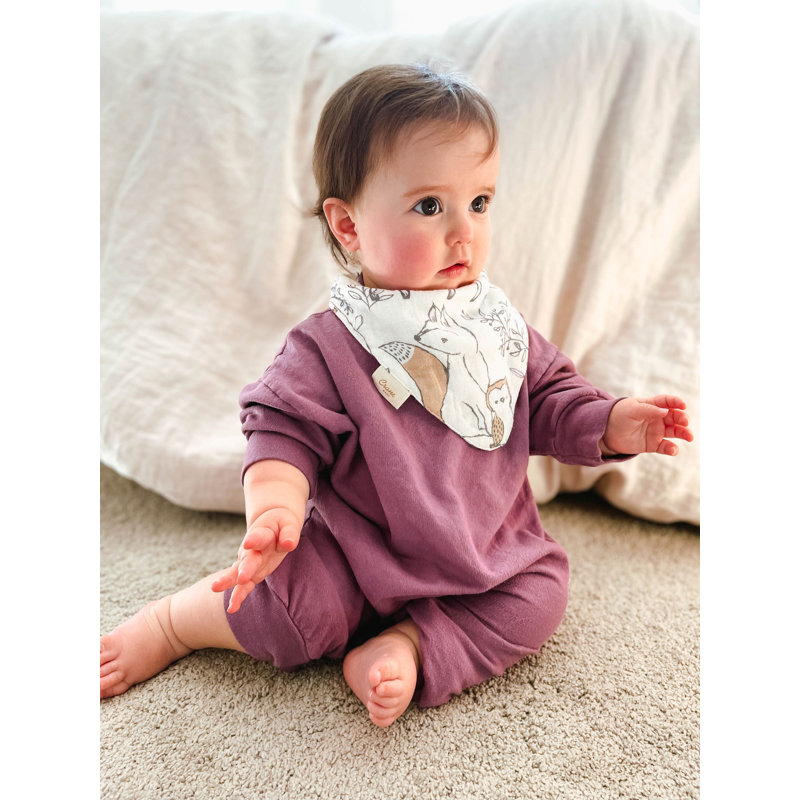 Ezra Crane Baby 3Pc. Muslin Bib Set