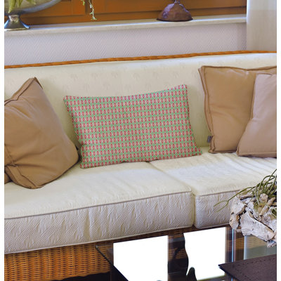 Coussin lombaire géométrique 14 po