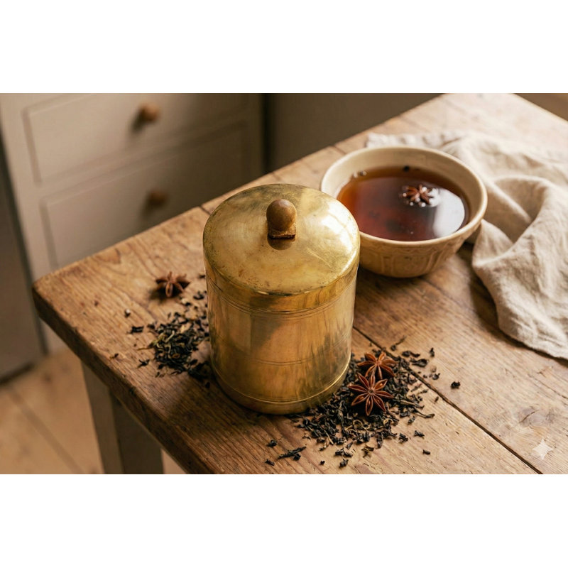 Crépine cylindrique en laiton avec couvercle 10 po