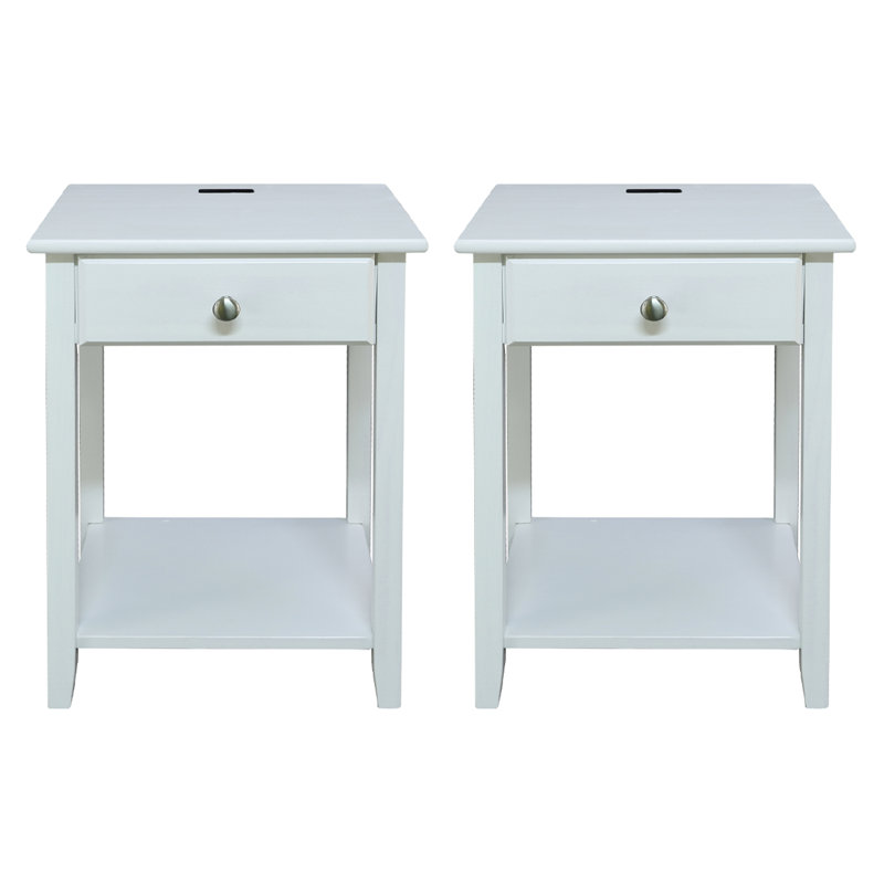 14.25'' W Solid Wood Nightstand