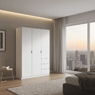 Alvieri 3 Door Wardrobe