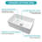 White Kitchen Sink - 33 Inch White Porcelain Ceramic Single Bowl Reversible Design Kitchen Sink
