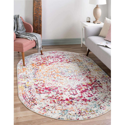 Round Oriental Area Rug