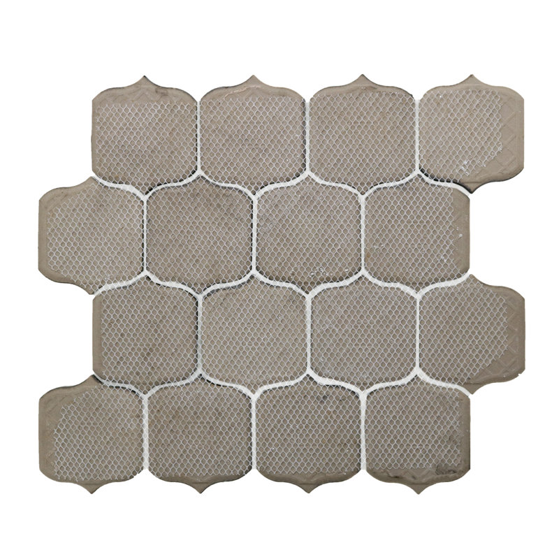 Theodora Arabesque Wall 11" x 12" Porcelain Mosaic Tile