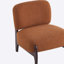 Méridienne moderne de 25,5 po avec structure en bois massif, revêtement doux et durable Boucle, parfaite pour le salon, la chambre à coucher ou le bureau