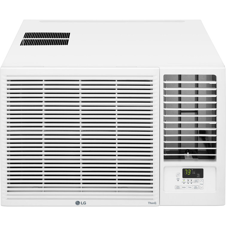 18,000 BTU 230/208-Volt Window Air Conditioner with Cool, Heat and Wi-Fi Control in White