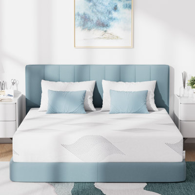 Matelas en mousse à mémoire de forme mi-ferme 8 po, supportant toutes les positions de sommeil, sans bruit