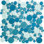 Bubble Glass Random Mosaic Wall Tile-36933717