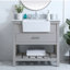 Meuble-lavabo simple 36 po Pelaghia-57367889