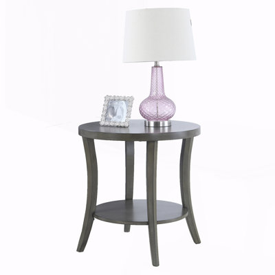 Contemporary Shelf End Table