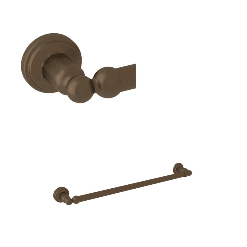 Edwardian Towel Bar, 2" H x 19.5" W x 2.5" D, English Bronze