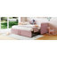 Lit de jour simple rembourré avec lit gigogne-2130896088