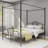 Tardun Metal Canopy Bed-591481702-591481701