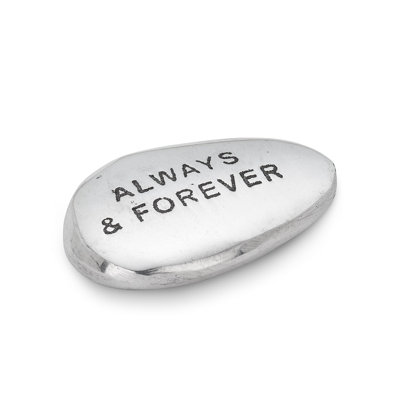 Engraved Pebble-Always & Forever Vase Fillers