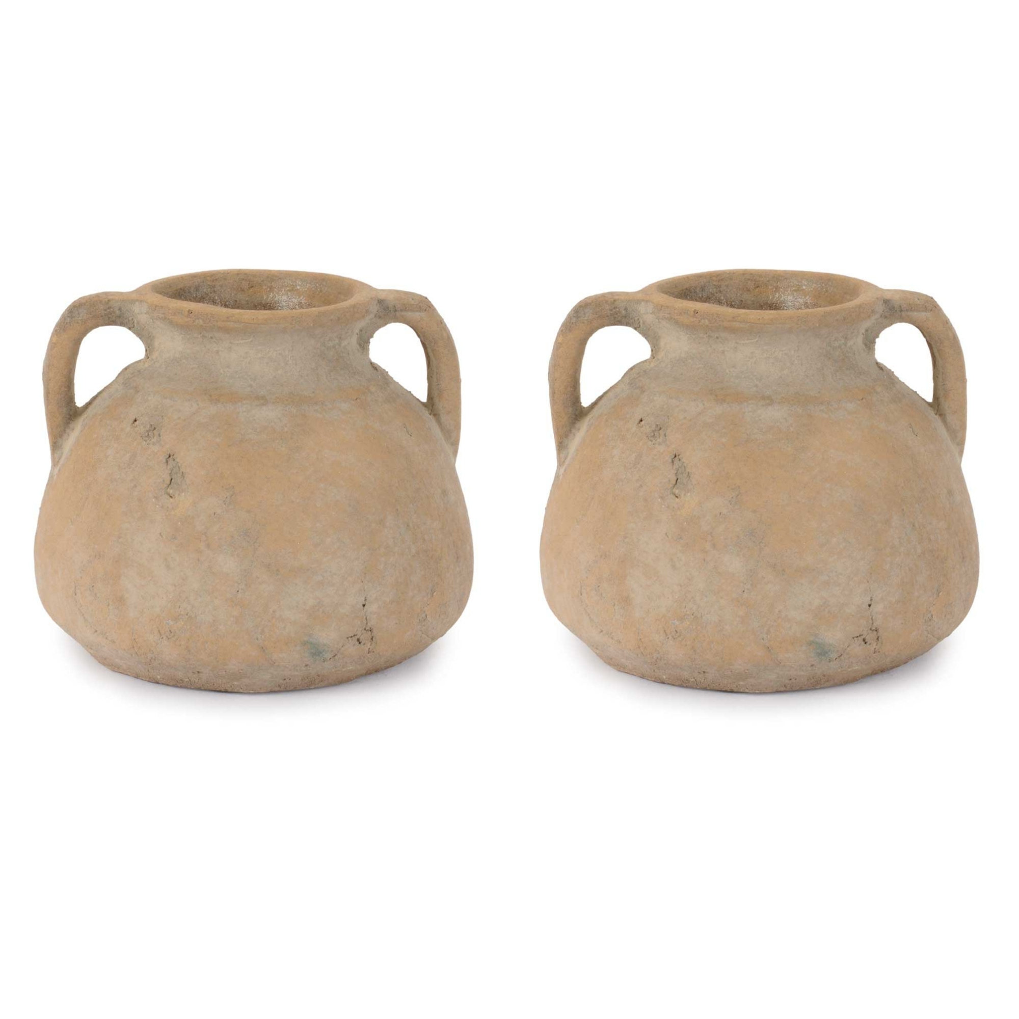 August Grove Rustic Terra Cotta Pot (Set of 2) - Wayfair Canada