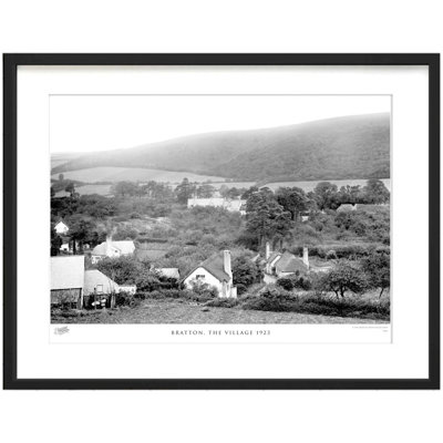 Bratton, The Village 1923 - Single Picture Frame Print