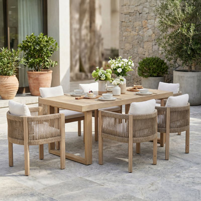 Ensemble repas extérieur pour 6 personnes