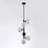 Geoffery 6 Light Modern Vertical Chandelier