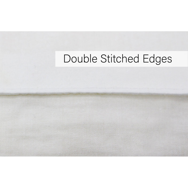White Square Throw Pillow Insert, 58cm H x 58cm W x 10cm D