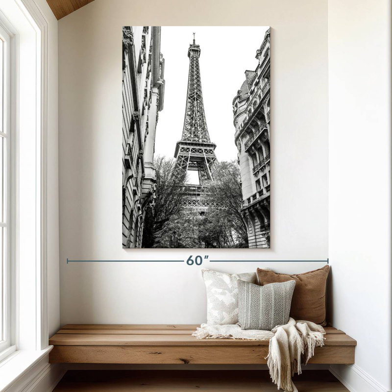 Aime Monochrome Eiffel Tower I, 51" H x 34" W