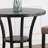 Biony  " Roundbar Table With   Fabric Nail Head Pub Chairs-138334791
