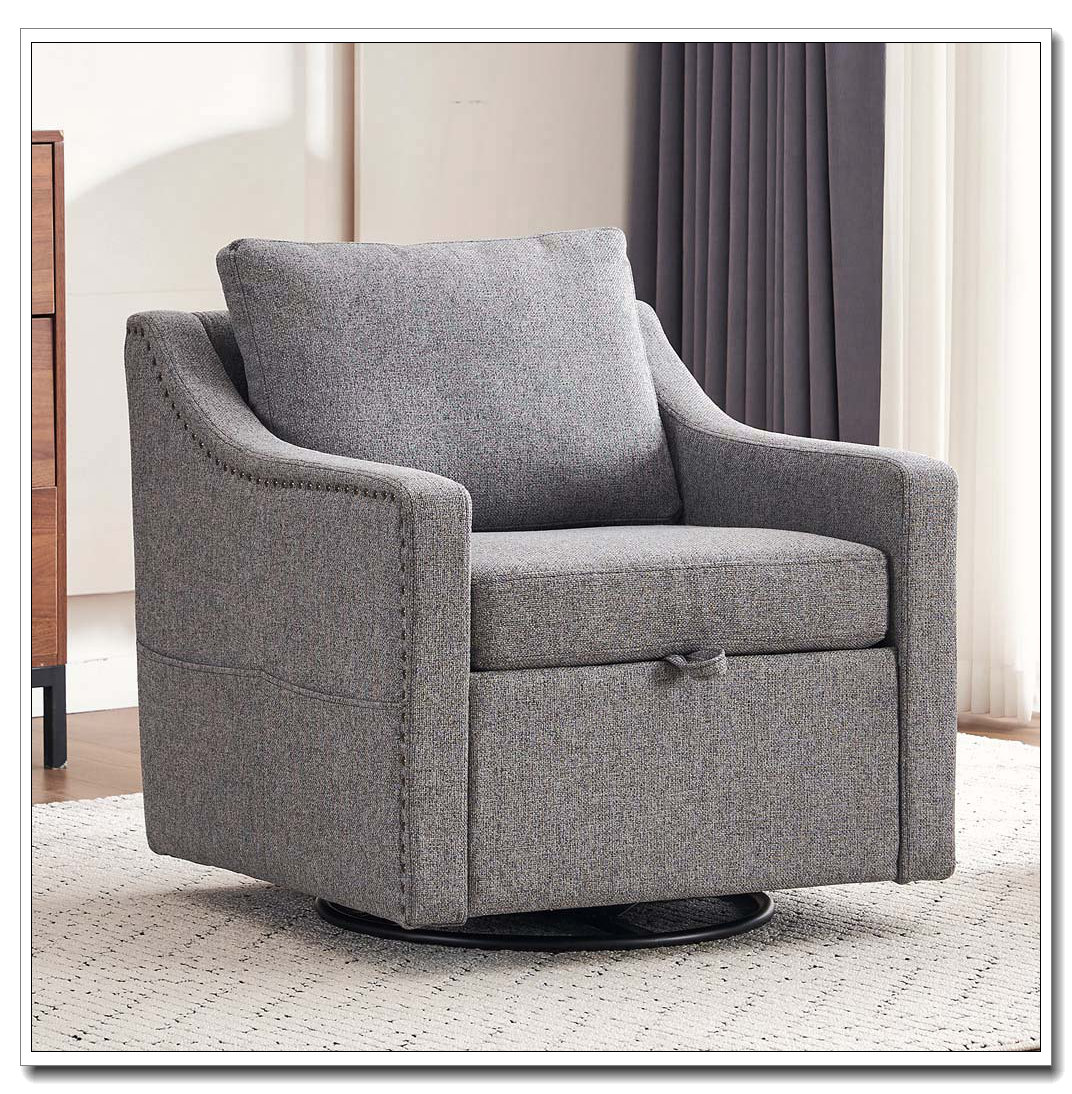 Latitude Run® 360° Swivel Accent Chair - Wayfair Canada
