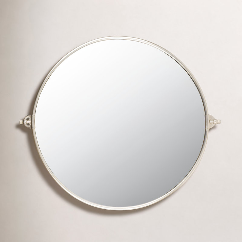 Dara Metal Mirror, 32" H x 35" W x 4" D, Iron