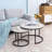 Round Nesting Tables Set Of 2