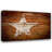 Williston Forge Texas Picture Archive Gallery Wrapped Canvas Art Titled: Texas White Star
