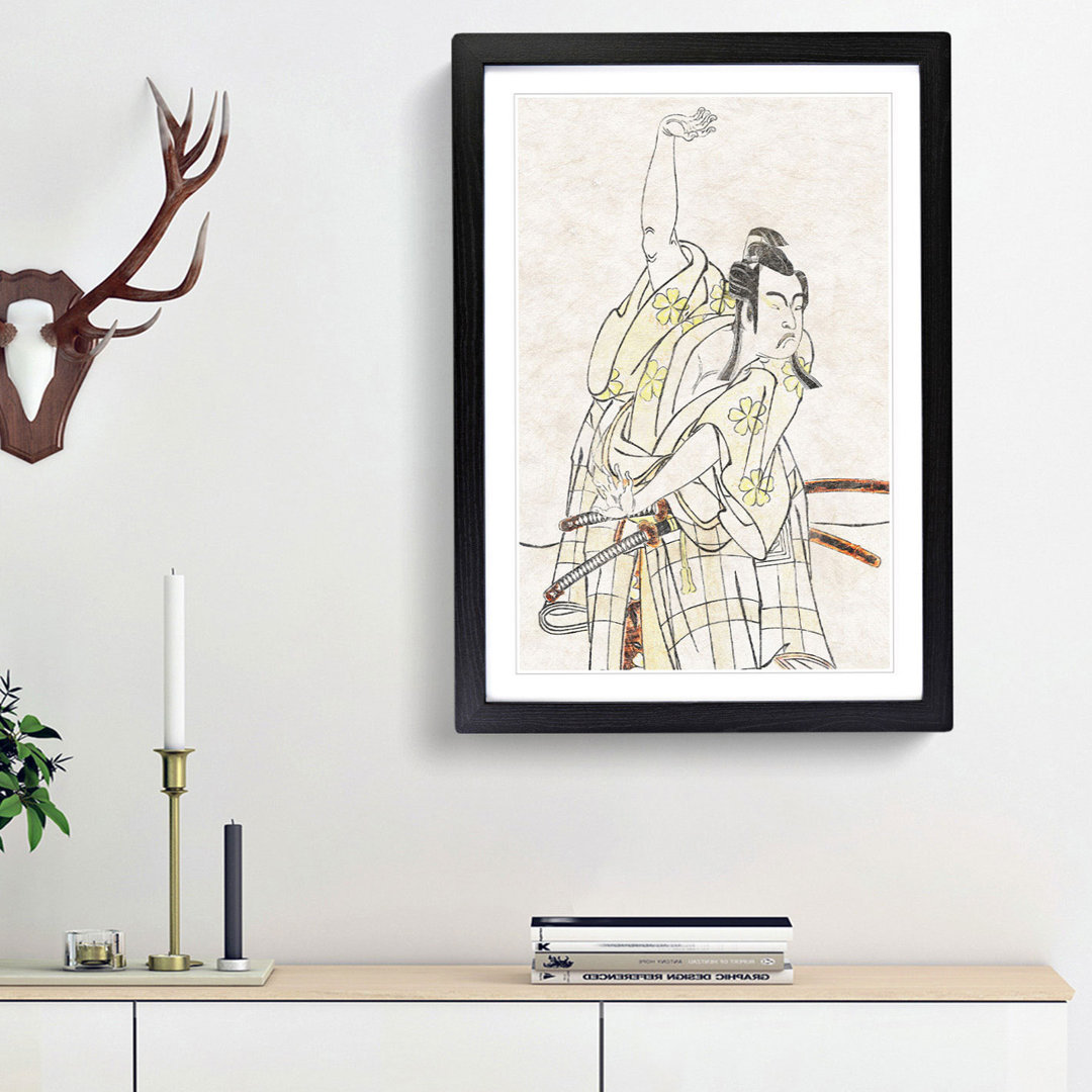 Katsukawa Shunsho by Katsukawa Shunsho - Picture Frame Art Print