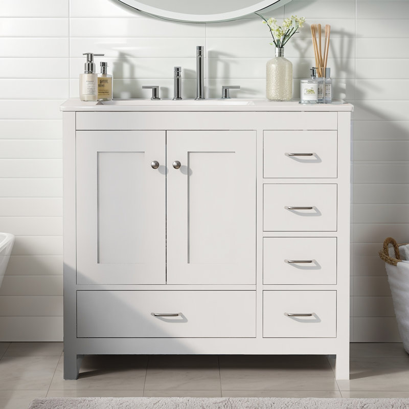 Meuble-lavabo moderne 36 po