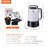 VEVOR 40oz. Blender Food Processor Combo