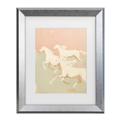 Treechild Wild Horses No 1 Matted Framed Art