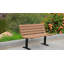 Banc de parc en plastique recyclé Contour-10632727-10632726-10632722