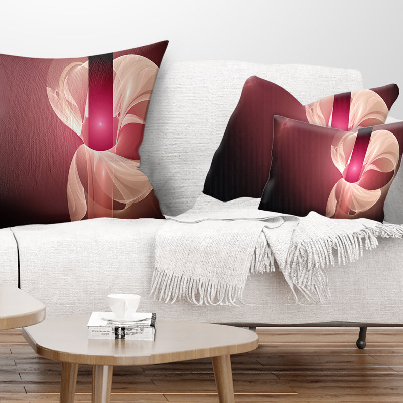 Coussin lombaire Abstract Abstract Flower Fractal