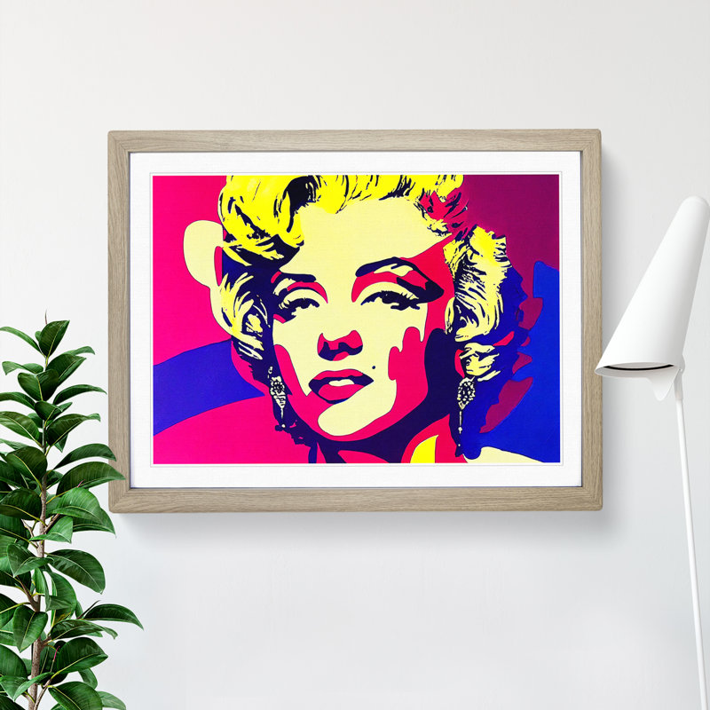 Pop Marilyn Monroe - Single Picture Frame Print
