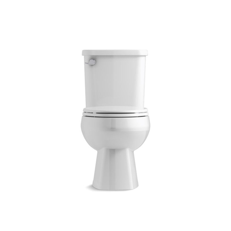 Toilette allongée brute 12 po Windham ™, Blanc