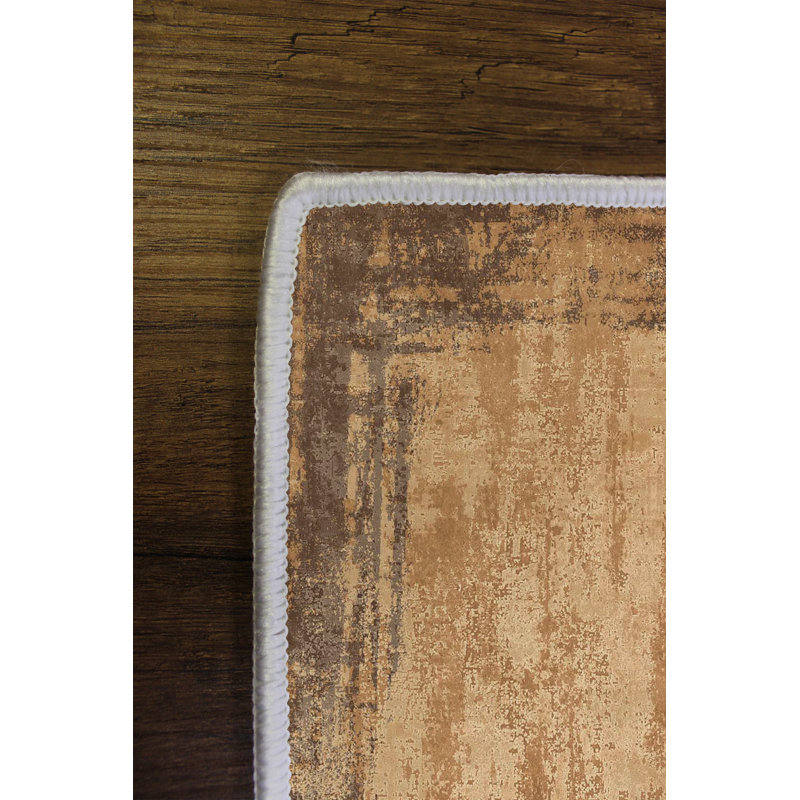 Eco-Friendly Hall Carpet, 100% Polyester, 31.5 x 59.1 inches | 650 g/m², 0.16 in Pile Height | Antibacterial, Non-Slip PVC Dot Underside | Machine Washable, Brown Color | Perfect for Entryways & Living Spaces