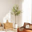 Olive artificielle en pot en plastique artificiel pour décoration intérieure-93968551