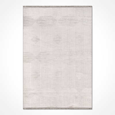 Tapis beige moderne lavable à la machine