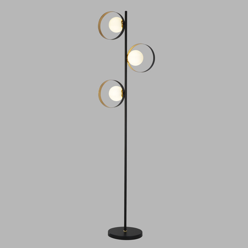 Icarus 148.5cm Black Tree Floor Lamp