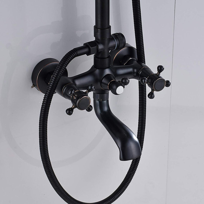 Système de douche complet avec valve brute