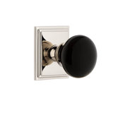 Grandeur Concealed Screw Mechanism Mushroom Knob with Square Rosette