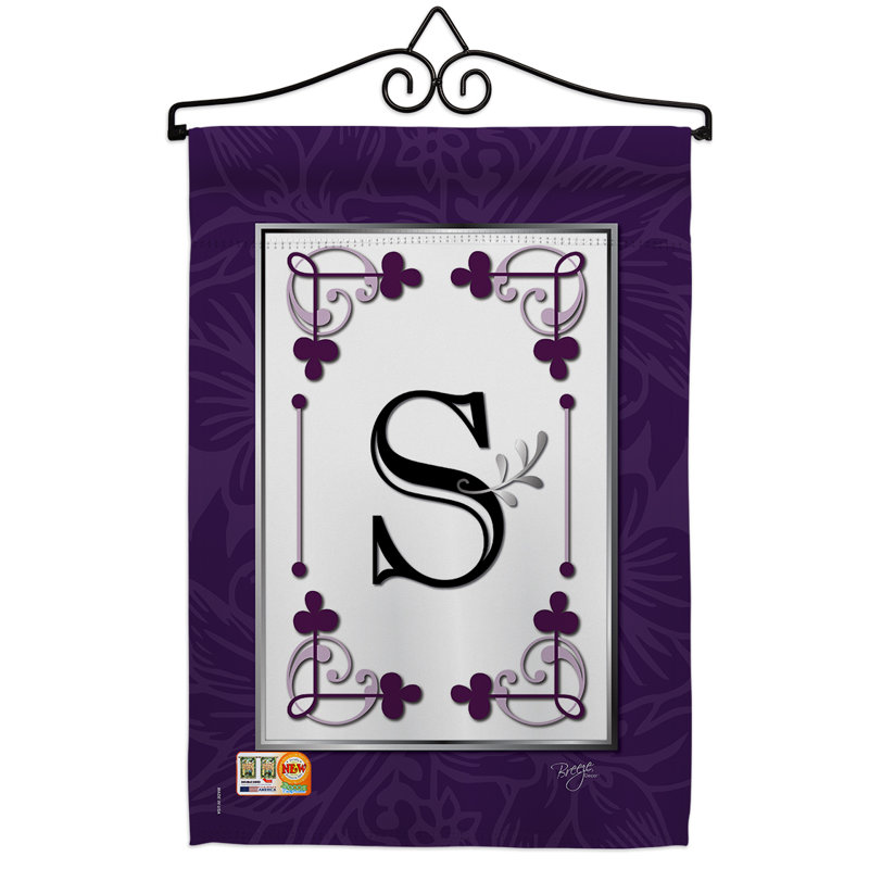 Classique classique 2 faces polyester 19 x 13 po ensemble de drapeaux, S
