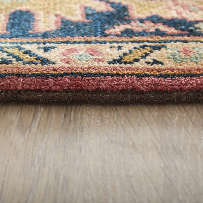 Tapis oriental bleu Alton, Rectangle 8 pi 6 po x 11 pi 6 po