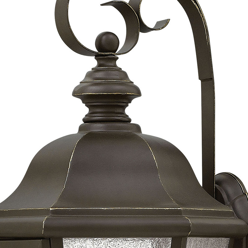 Lanterne murale d'extérieur à DEL 3 lumières Edgewater, Bronze huilé