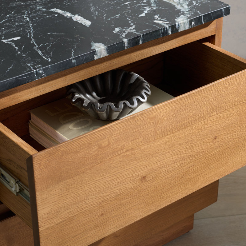Table de chevet en marbre Greg Lilybelle